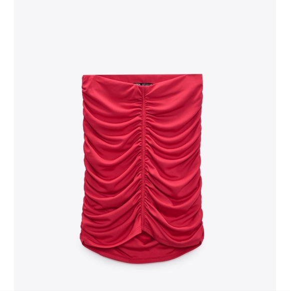 Gathered Skirt Strawberry Zara - Picture 5 of 9